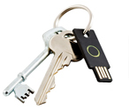 YubiKey, kan aan de sleutelbos